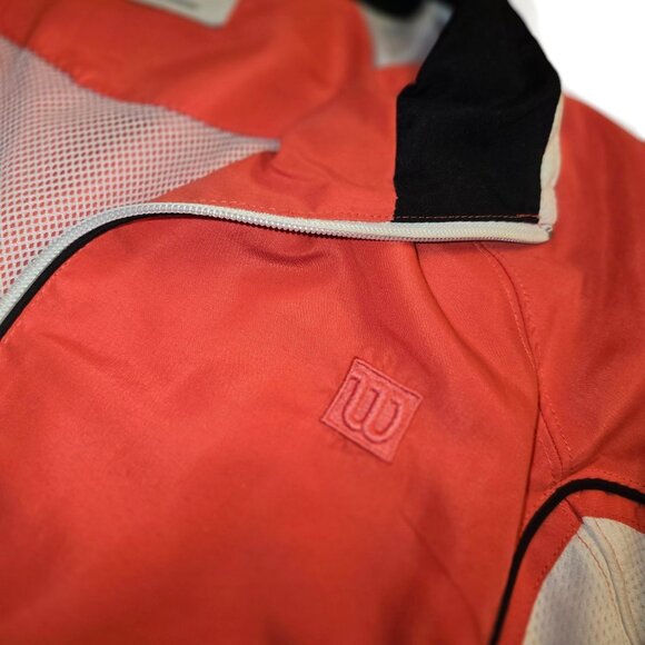 WILSON Windbreaker Track Tennis Jacket LNWOT sz S - Picture 2 of 7